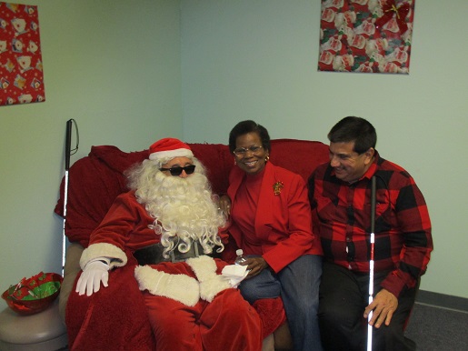 Pete, Santa and a special guest